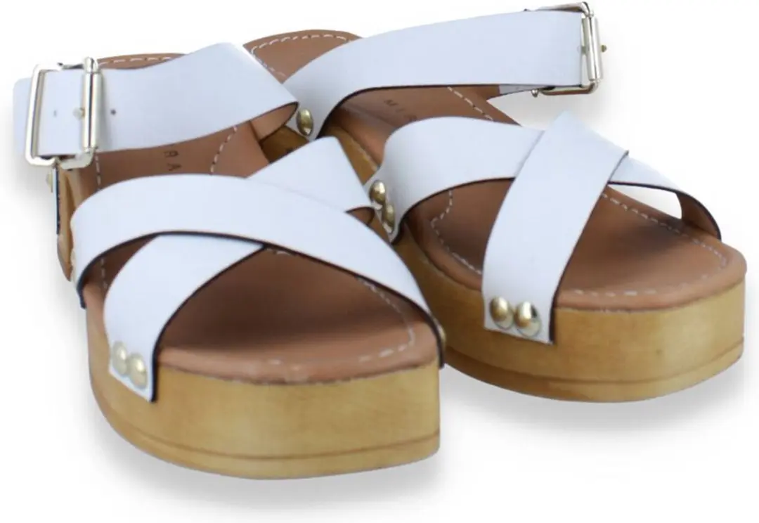 Pedro Miralles Dames Klomp Off White