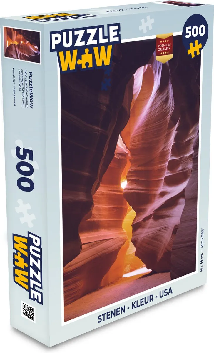 PuzzleWow Legpuzzel 500 Stukken Multicolor