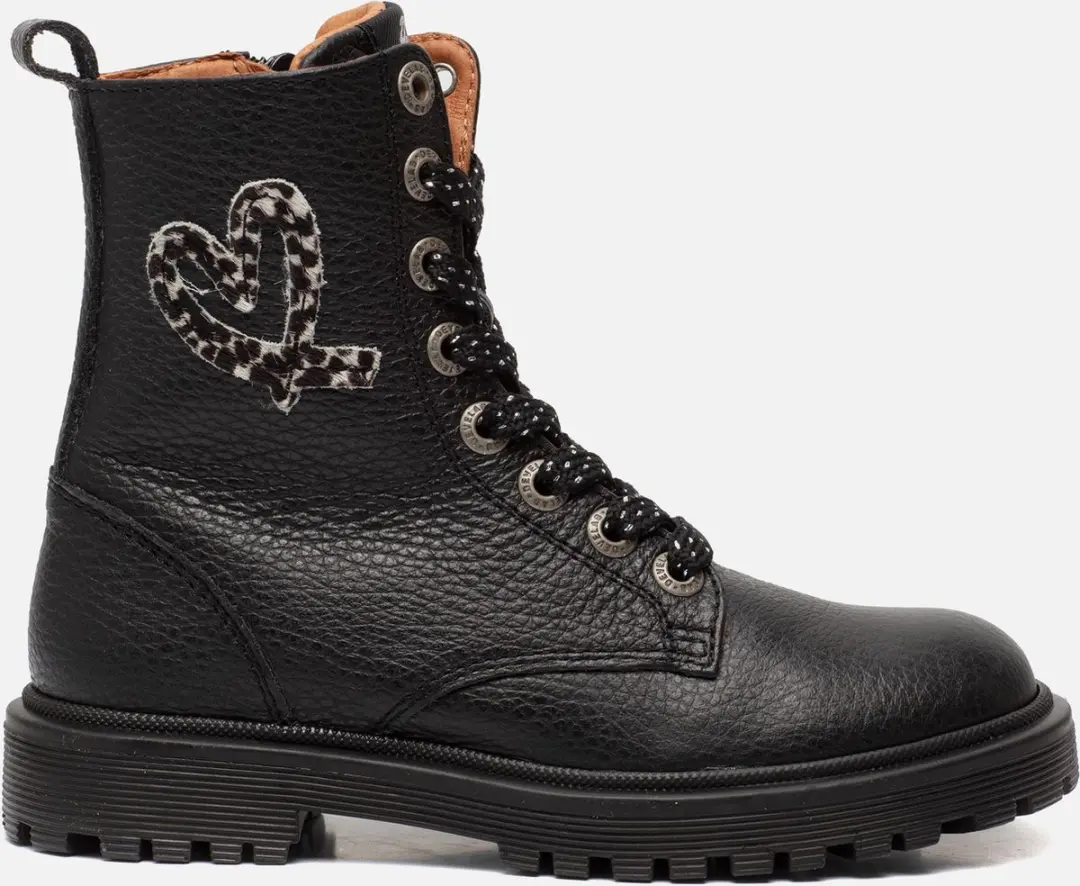 Develab Veterboots zwart Leer