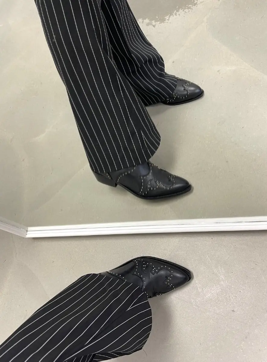 DWRS Label Lyon Studs Cowboylaarzen