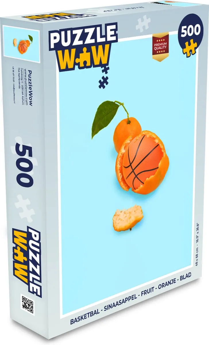 PuzzleWow Basketbal Puzzel 500 Stuks