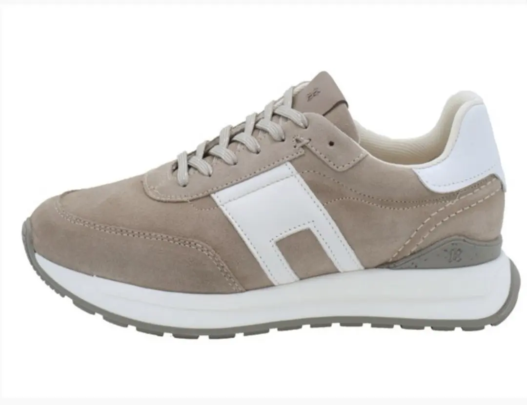 Berkelmans Abbazia Sneakers Taupe Suede Heren - afbeelding 2 van 3
