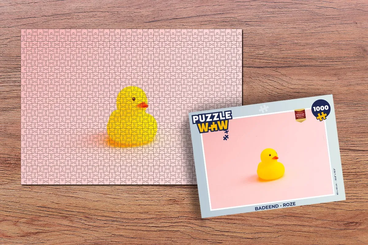 PuzzleWow Badeend Legpuzzel 1000 Stuks - Multicolor