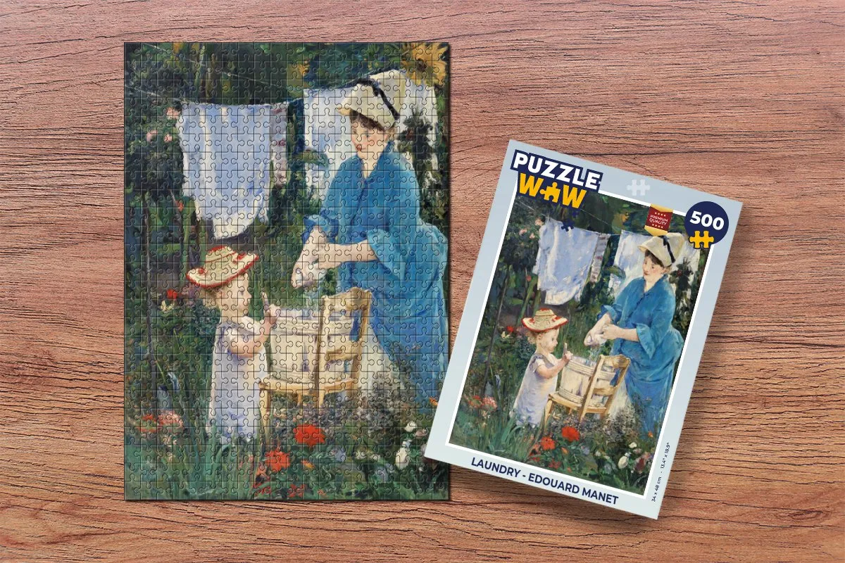 PuzzleWow Legpuzzel Edouard Manet 500 Stuks - Multicolor