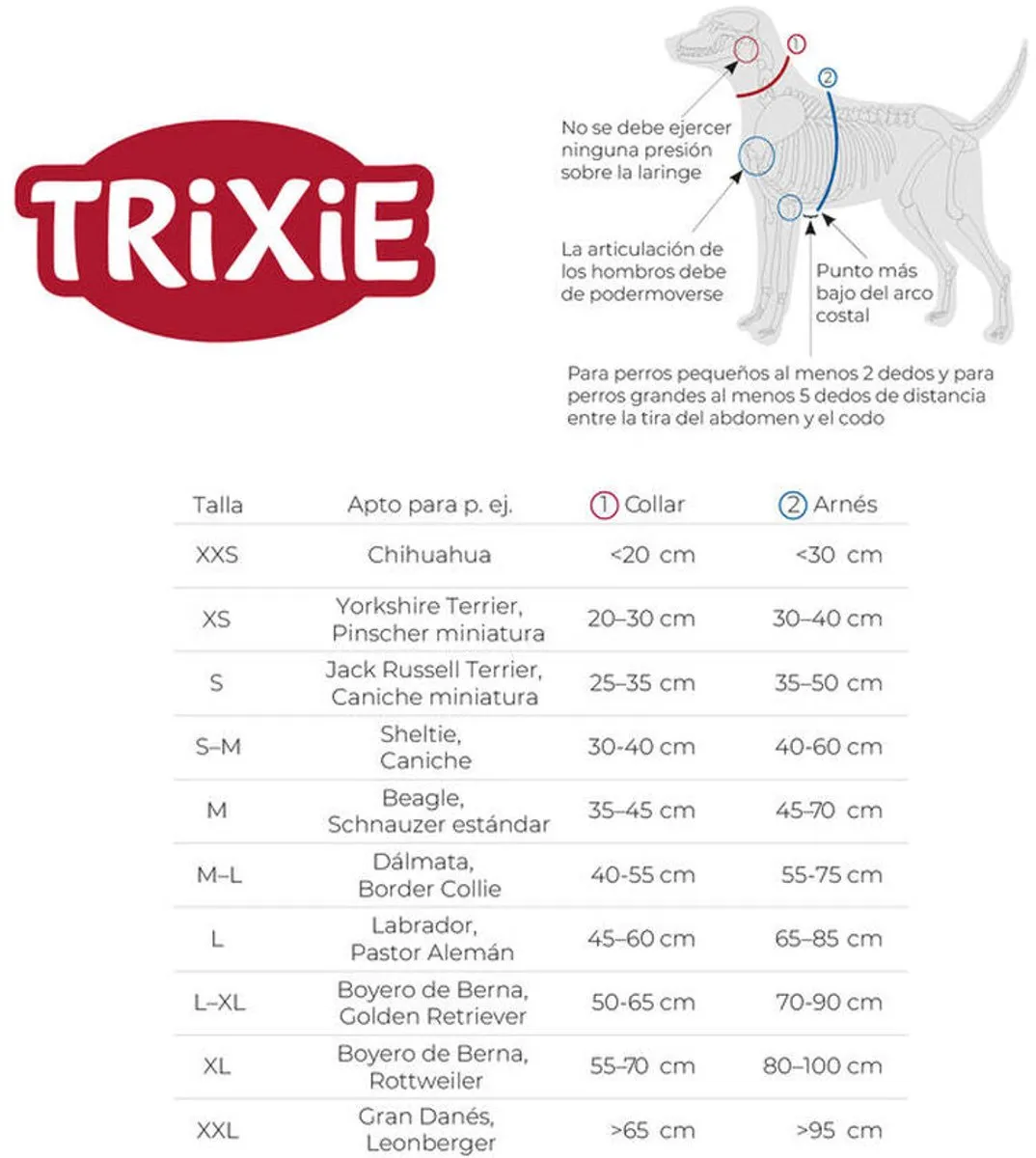 Trixie Hondenriem Premium Blauw Maat M/L