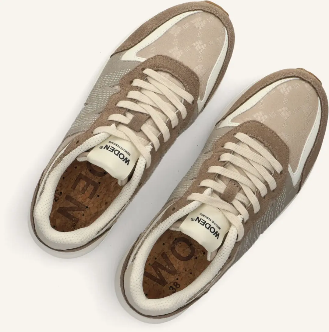 Woden Rigmor Heritage Sneakers - Dames - Beige - Maat 37 - afbeelding 6 van 6