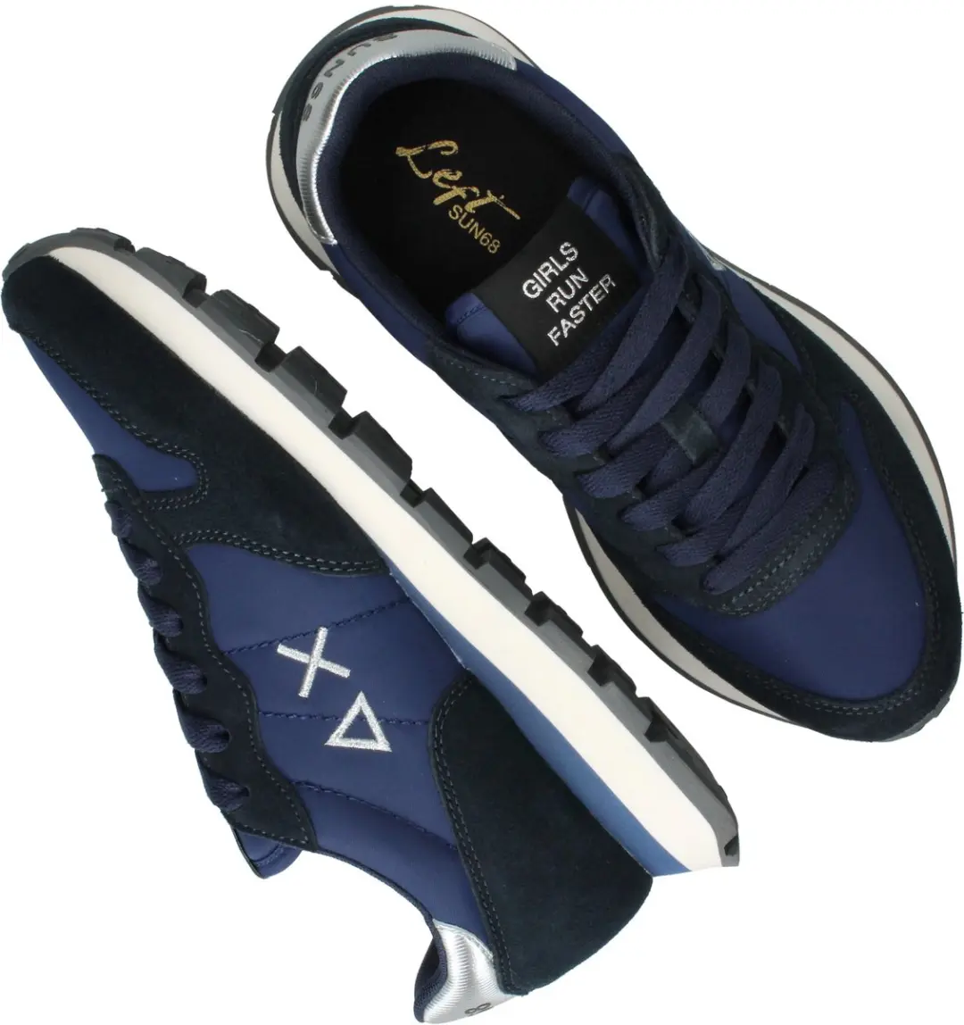 Sun68 Ally Solid Nylon Sneakers - Blauw - afbeelding 6 van 6