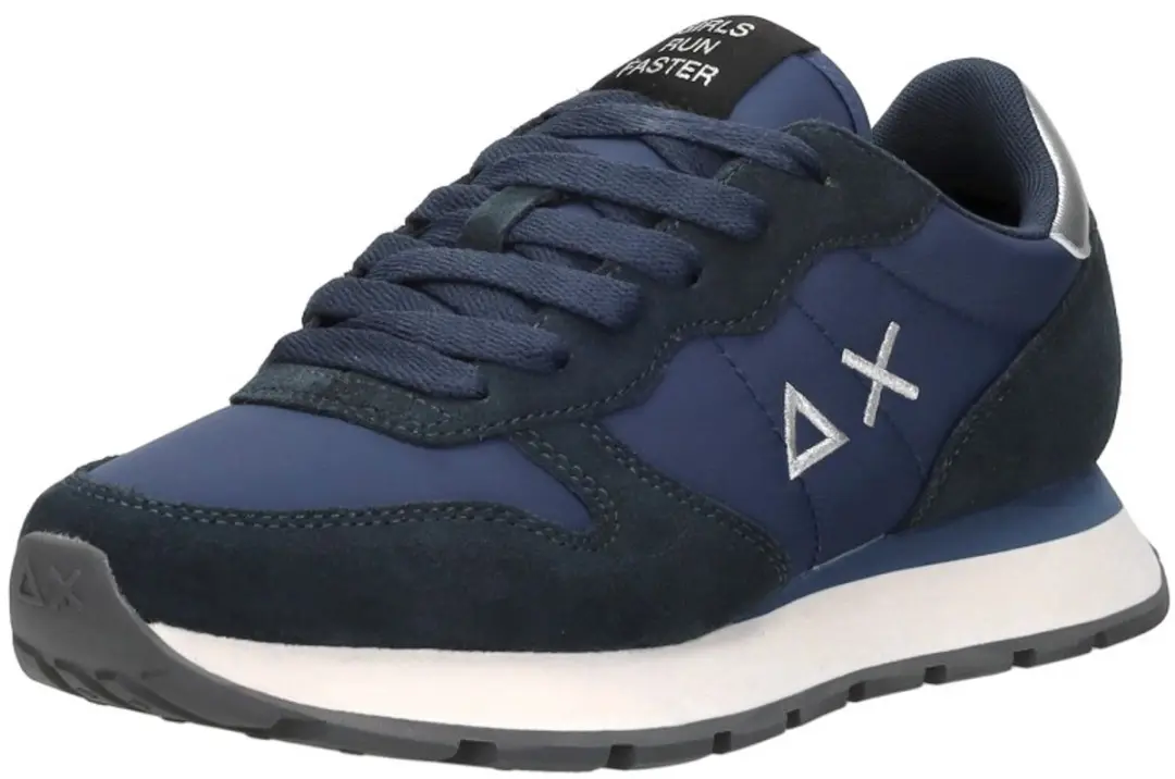 Sun68 Ally Solid Nylon Sneakers - Blauw - afbeelding 5 van 6