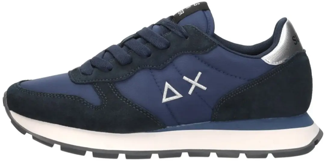 Sun68 Ally Solid Nylon Sneakers - Blauw - afbeelding 2 van 6