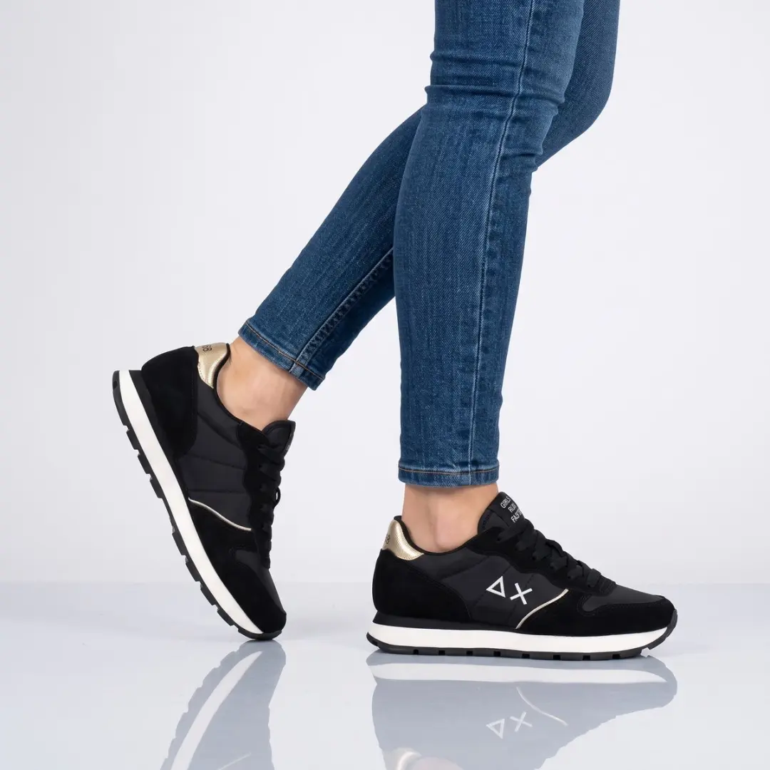Sun68 Ally Silver Gold Sneakers - Dames - Zwart - Maat 37 - afbeelding 5 van 6