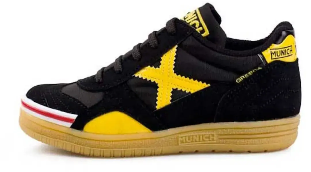 Munich 1500606 Black Yellow Jongens Sneakers - Zwart - 34 - afbeelding 3 van 6