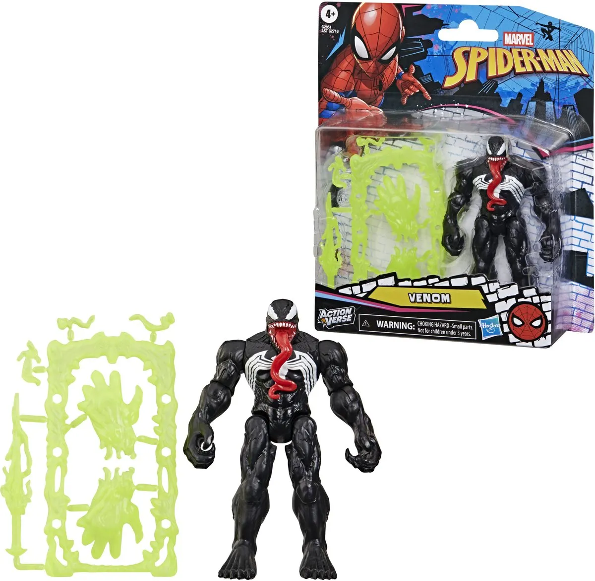 Marvel Spider-Man ActionVerse Venom F6864 Actiefiguur