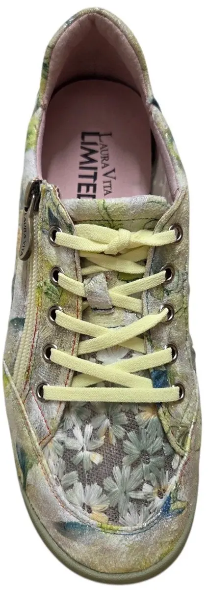 Laura Vita Tivanao 05 Sneakers - Groen gebloemd - afbeelding 4 van 6
