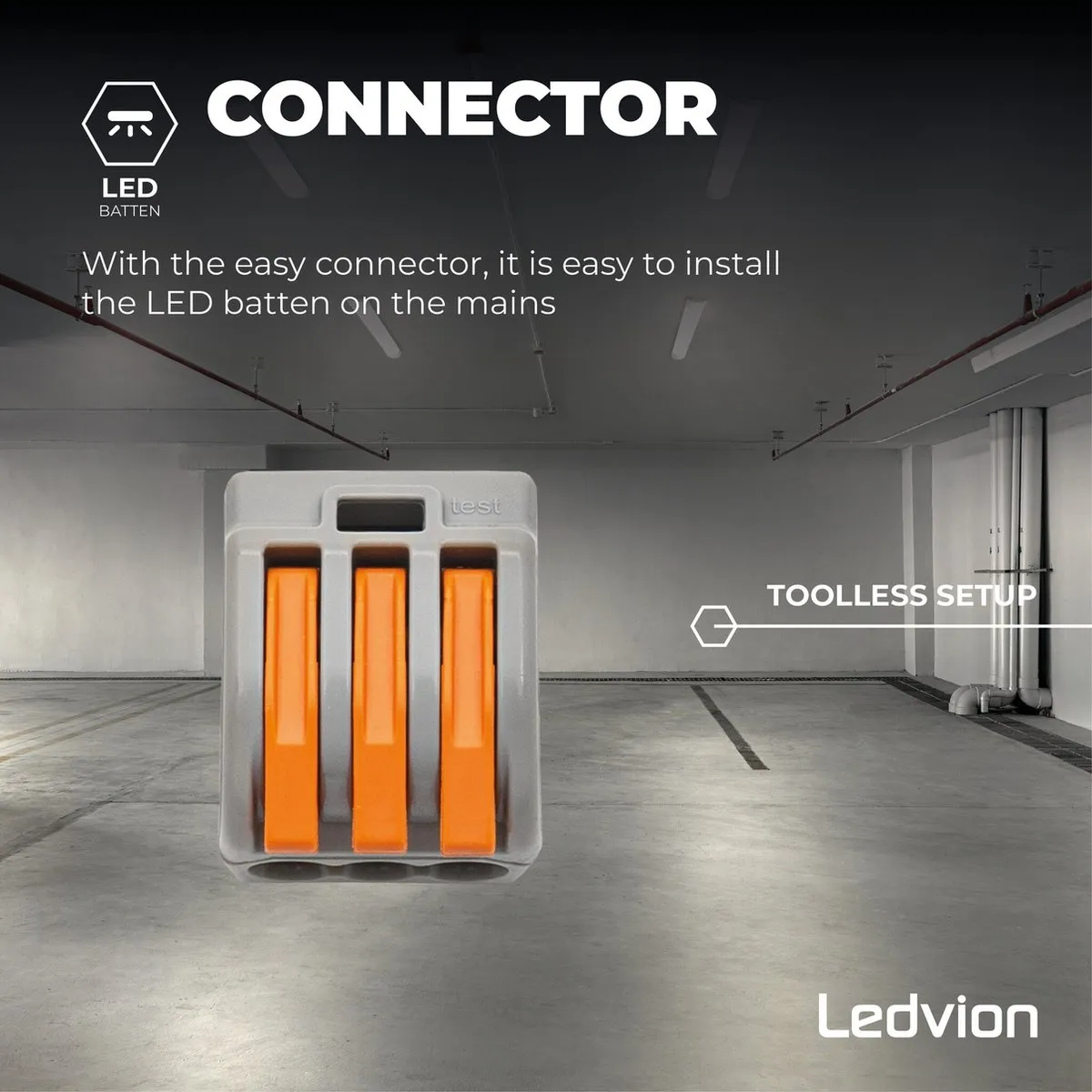 Ledvion 20X LED Batten 60cm 30W - 2400 Lumen - afbeelding 6 van 6