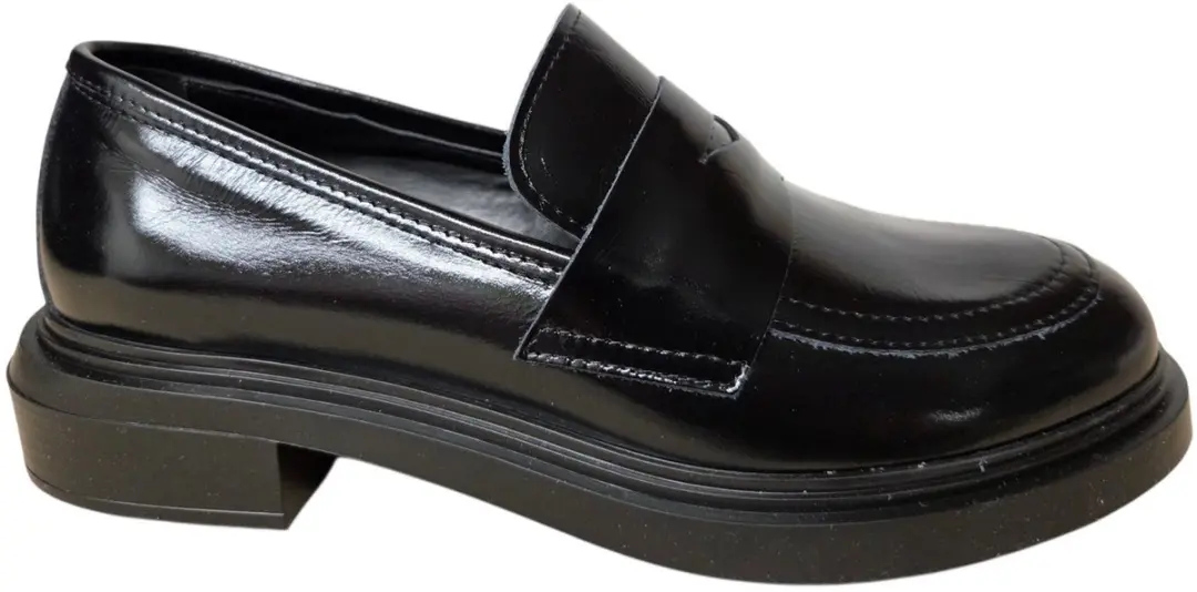 Gianluca Pisati Delta Abrasivato Nero Loafers 39