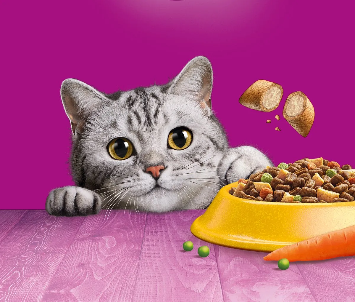 Whiskas Kattenbrokken Adult 1+ Kip - 7kg - afbeelding 6 van 6