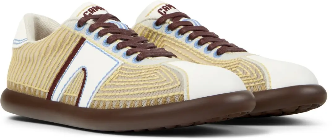 Camper Pelotas Soller Sneaker - Damen - Pastel Geel - 36 - afbeelding 4 van 5