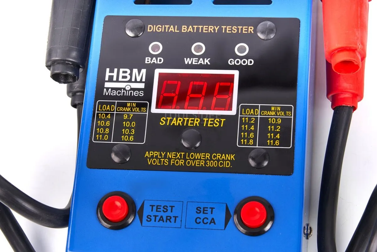 HBM 100 AMP Accu Tester 6-12V 20-100Ah