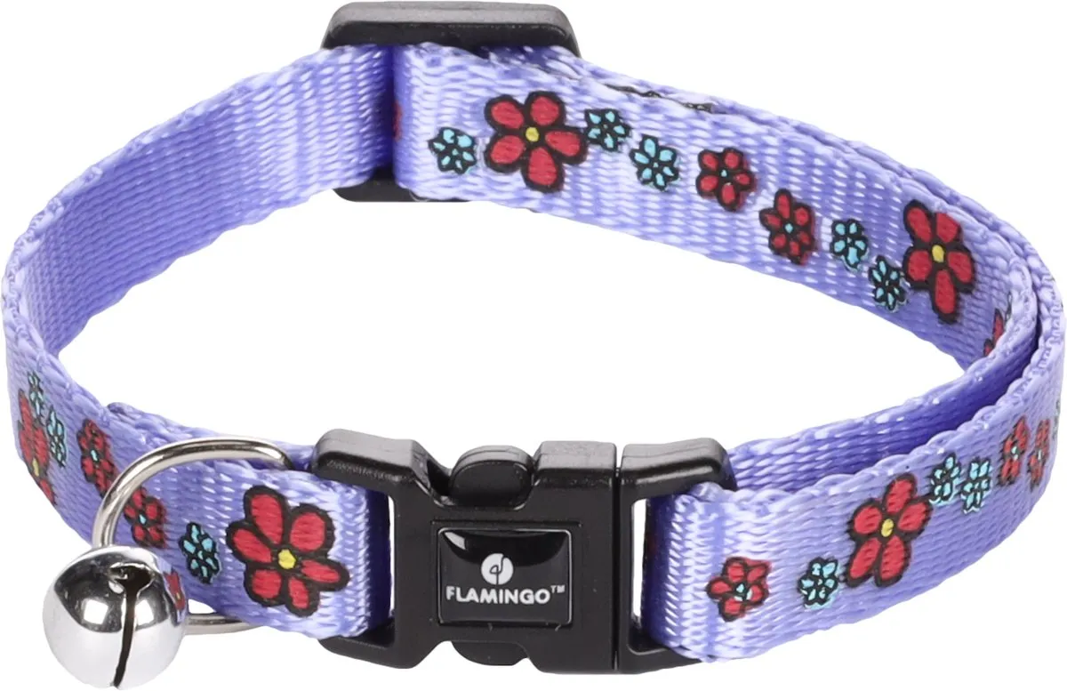 Flamingo Kattenhalsband Bloem 30cm