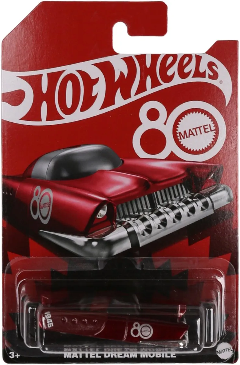 Hot Wheels Dream Mobile Jubileumauto 1:64 - Rood