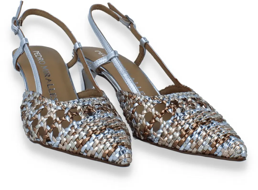 Pedro Miralles Dames Slingback Multi Metal