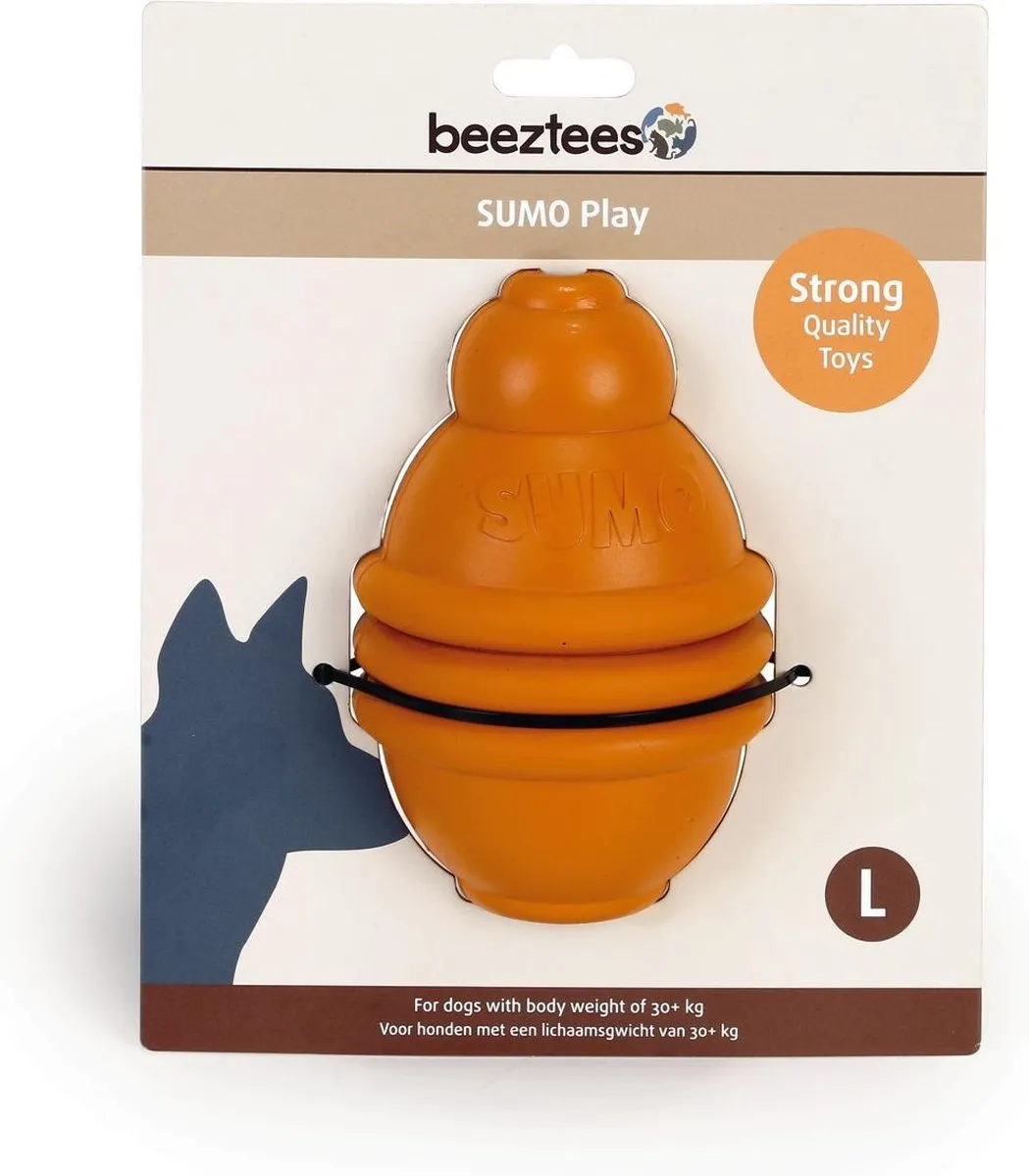 Beeztees Sumo Play Hondenspeelgoed - Oranje L - afbeelding 6 van 6