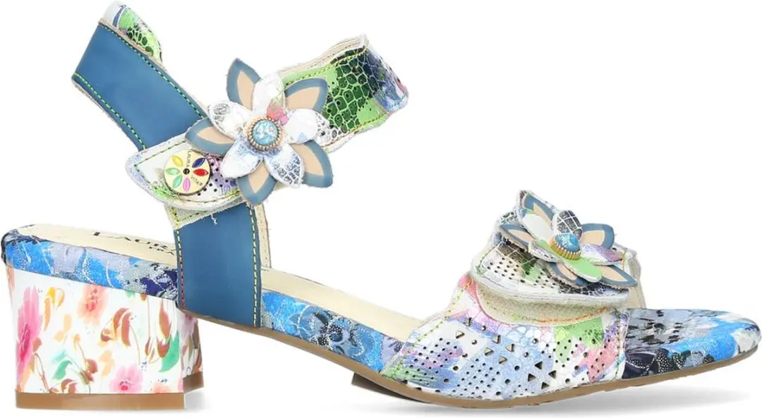 Laura Vita Hucbio 05 Sandalen Blauw Multi