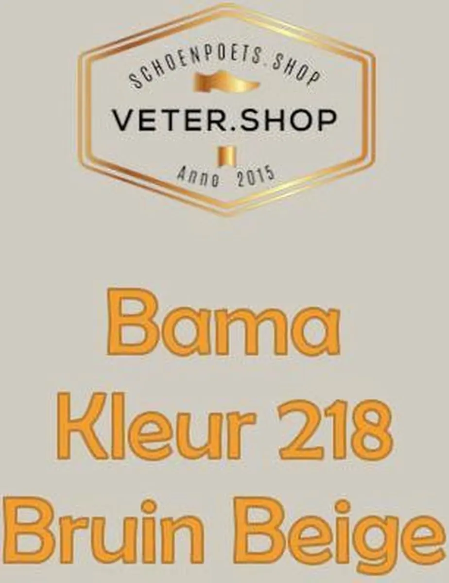 Bama G56 schoen creme voor glad leer