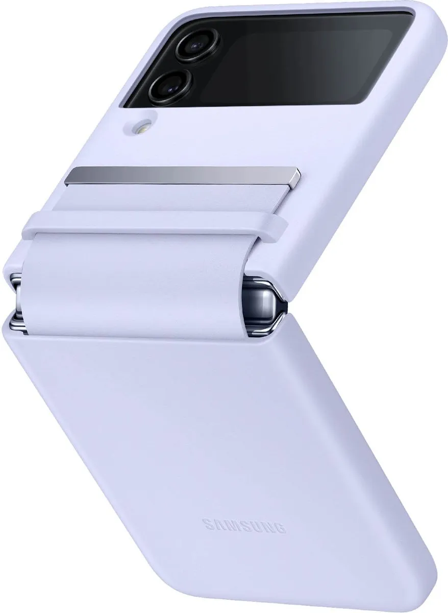 Samsung Leren Cover EF-VF721LLEGWW - Galaxy Z Flip4 - Paars - afbeelding 6 van 6