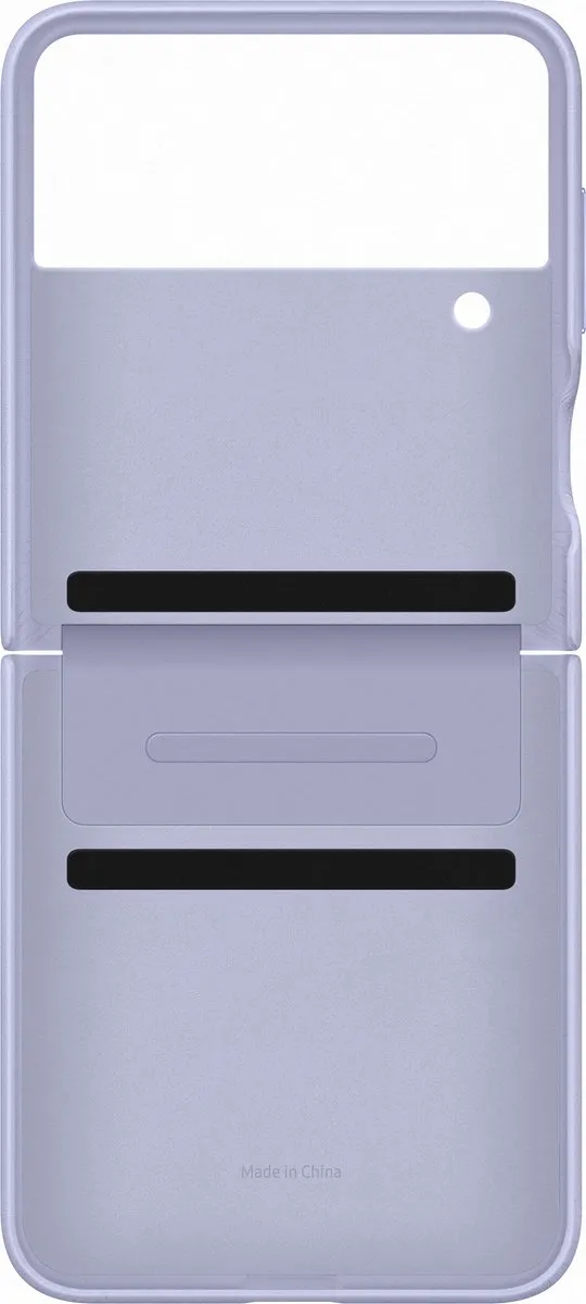 Samsung Leren Cover EF-VF721LLEGWW - Galaxy Z Flip4 - Paars