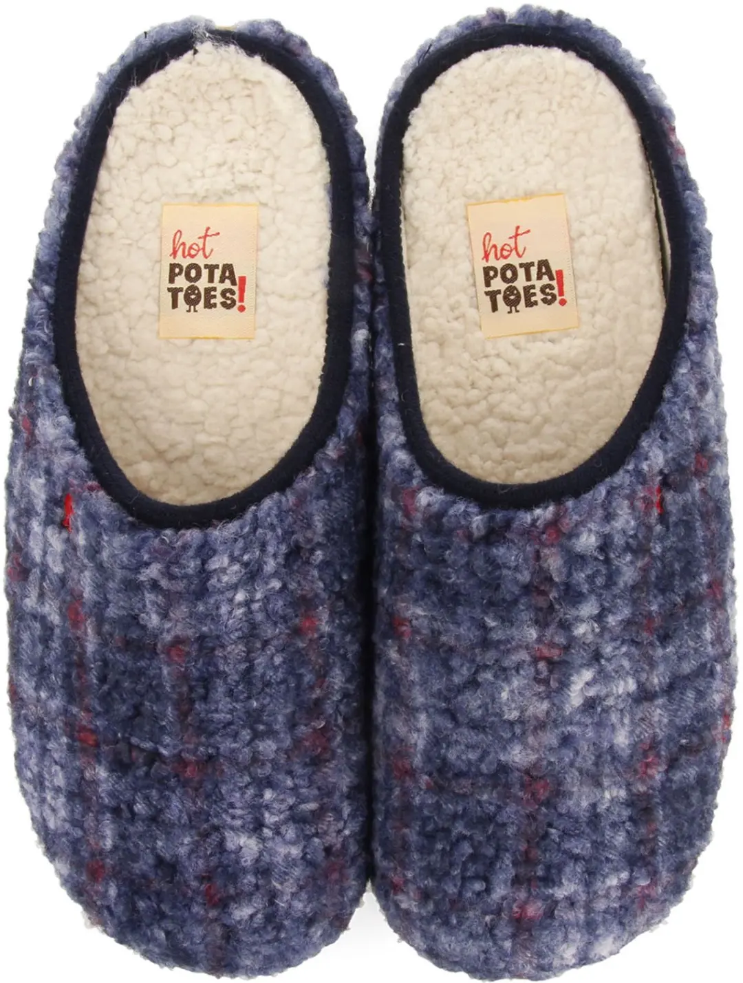 Hot Potatoes Pantoffels Ramsau 70103_06 Blauw-43