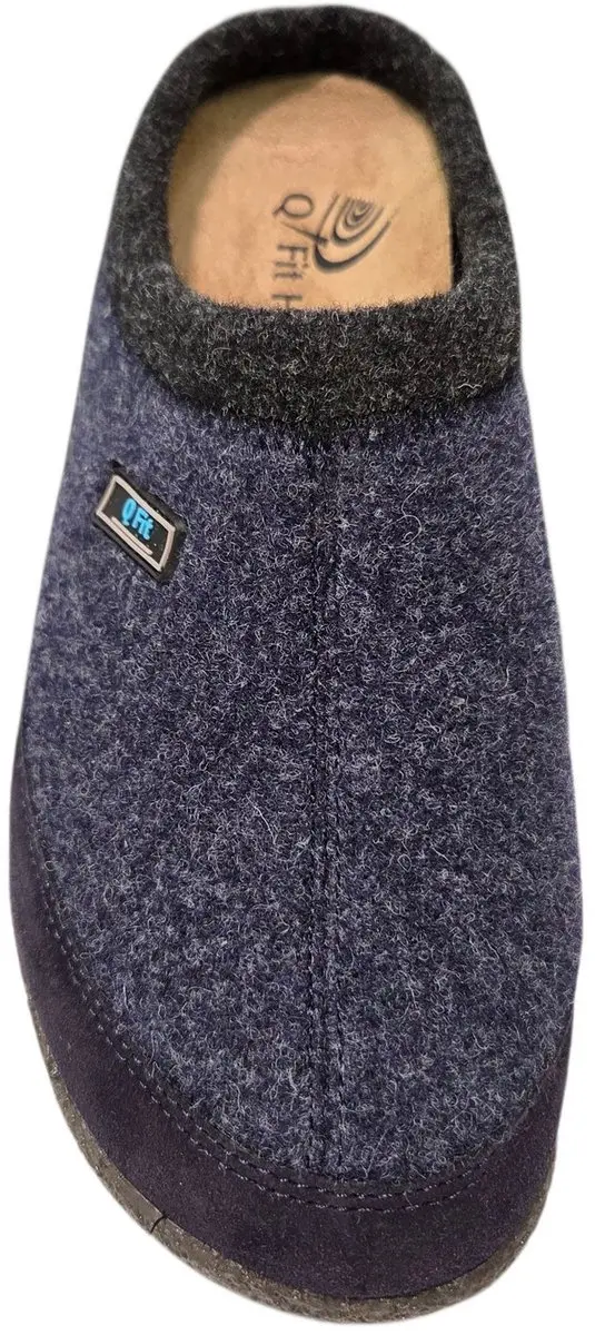Q-Fit Bern Heren Instapper 41 - Blauw - afbeelding 2 van 5