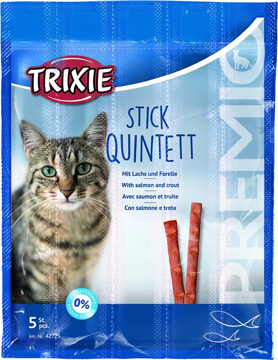 Trixie Premio Stick Quintett Zalm/Forel
