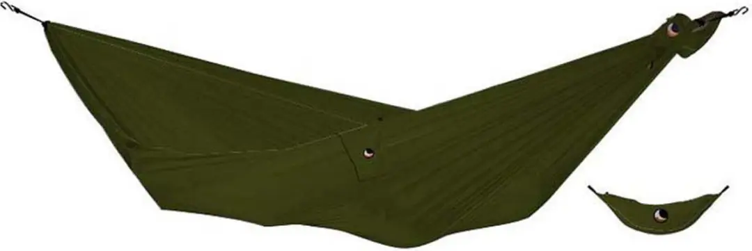 Ticket To The Moon - Hangmat + Hoes - Compact - 500 gr - 320 x 155 - Army Green - afbeelding 2 van 3