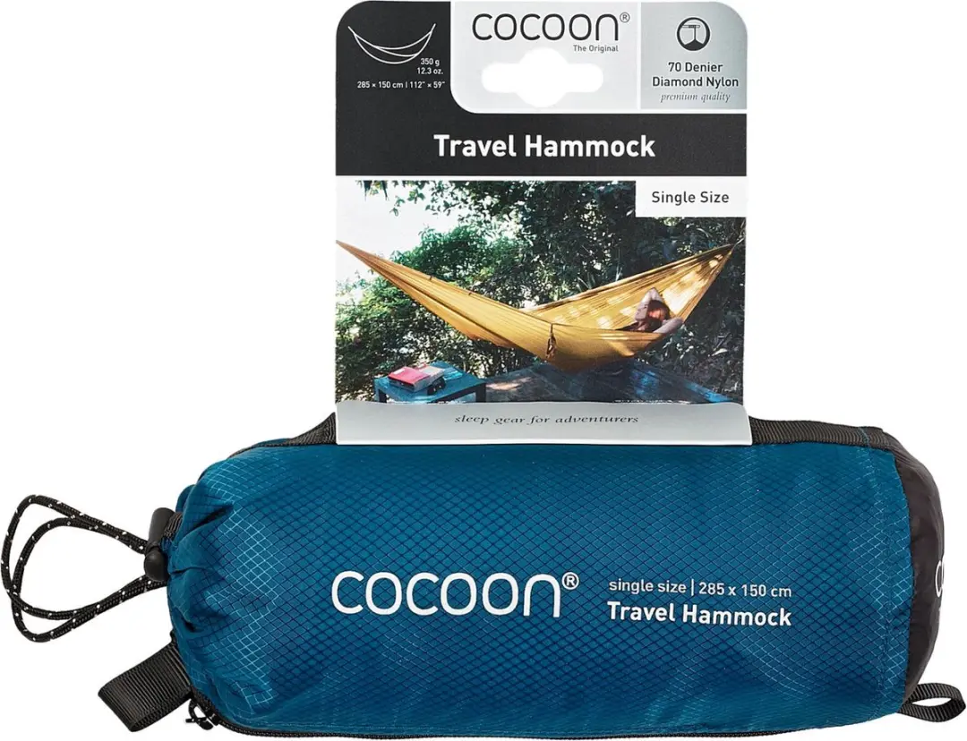 Cocoon Travel Hammock Single blauw maan - afbeelding 3 van 3