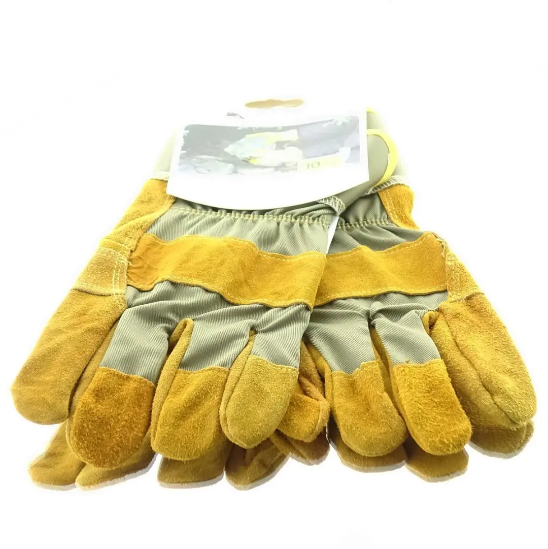 Blackfox tuinhandschoenen fleece okergeel maat 10/XL