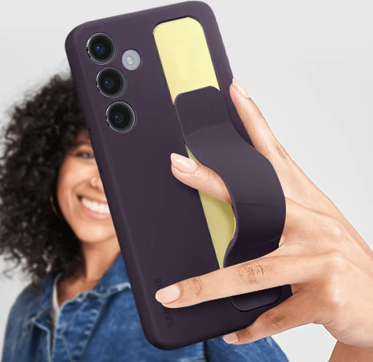 Samsung Standing Grip Case EF-GS921CEEGWW - Galaxy S24 - Dark Violet