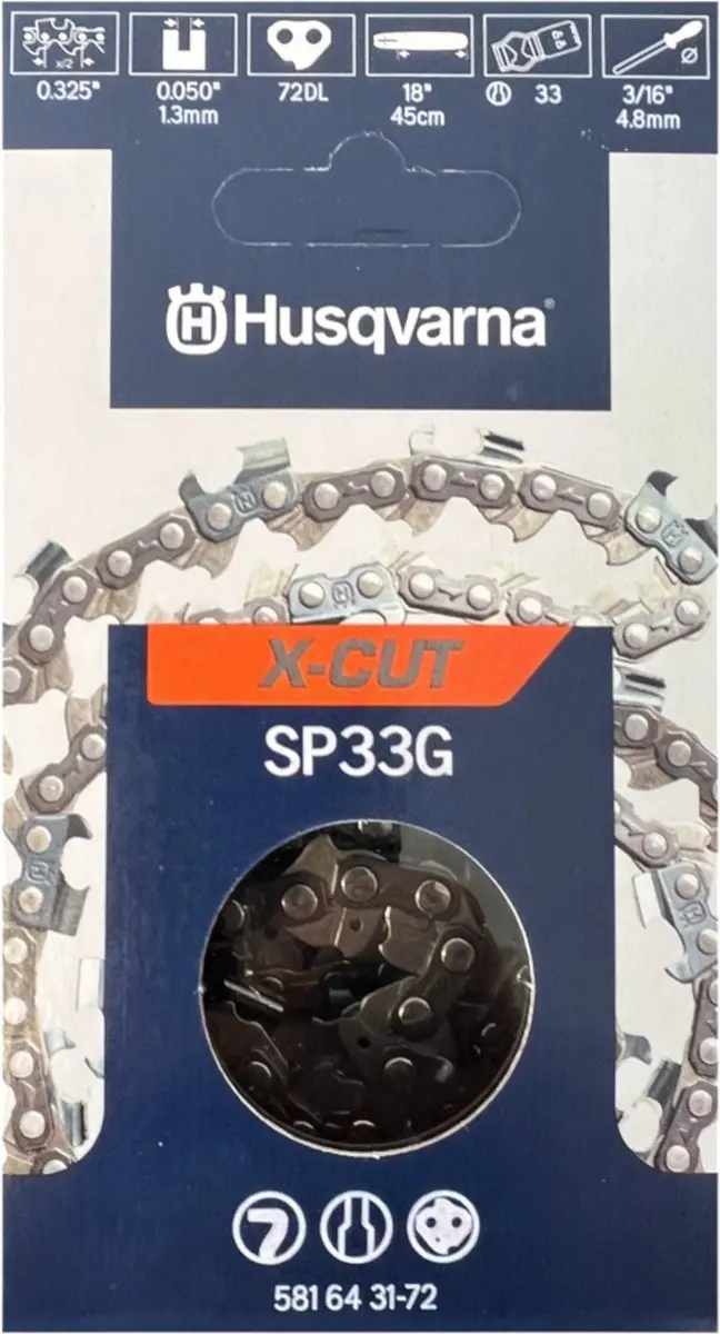 Husqvarna X CUT SP33G Zaagketting 3 Stuks