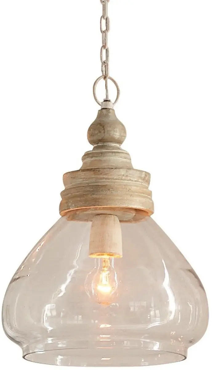 Loberon Hanglamp Pallu bruin/helder - afbeelding 4 van 6