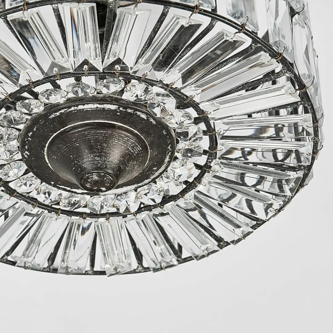Loberon Hutton Plafondlamp 31cm Antiekgrijs/Helders - afbeelding 5 van 6