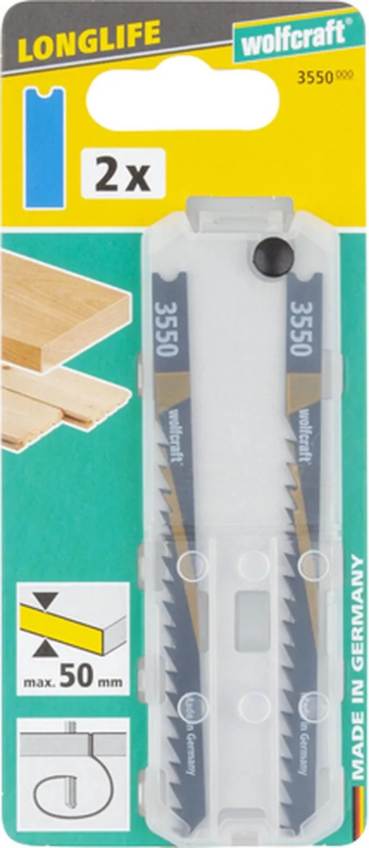 Wolfcraft Decoupeerzaagblad HCS U-schacht 3550000