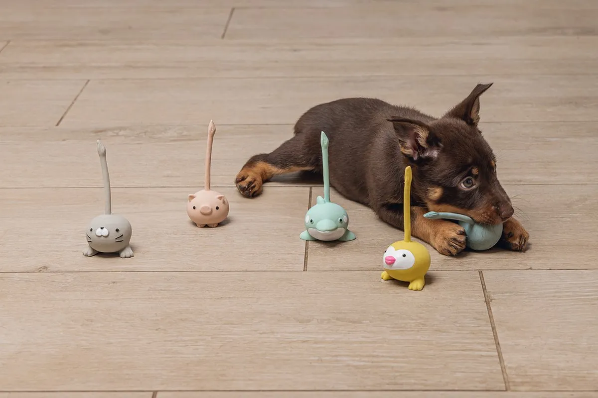 Beeztees Puppy Mini Tails Hondenspeelgoed - Assorti