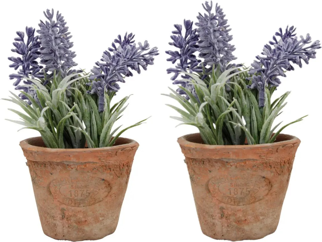 Esschert Design Kunstplant Lavendel AH009 15.5cm Multi - afbeelding 4 van 4