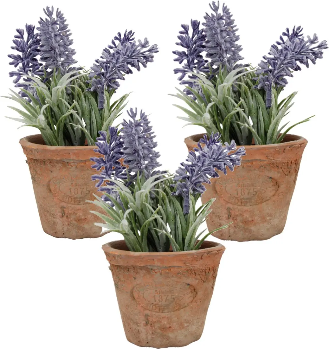 Esschert Design Kunstplant Lavendel AH009 15.5cm Multi - afbeelding 3 van 4