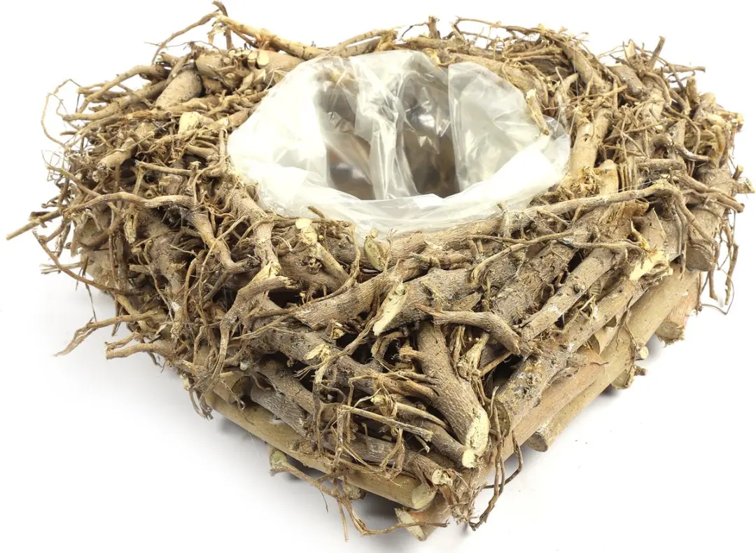 Countryfield Plantenbak Hart Naturel 33x33x11 cm