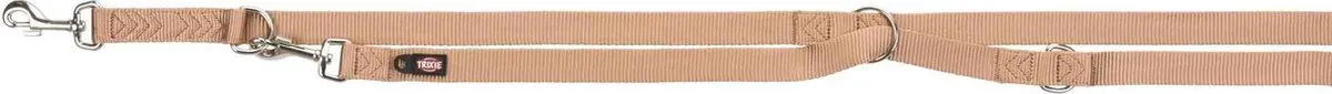 Trixie Hondenriem Premium Verstelbaar Nylon - Karamel - afbeelding 3 van 6