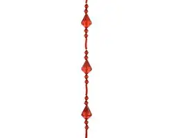 Kralenslinger diamant rood