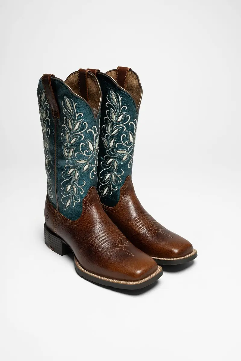 Ariat ROUND UP HOLLY Dames Bruin Groen