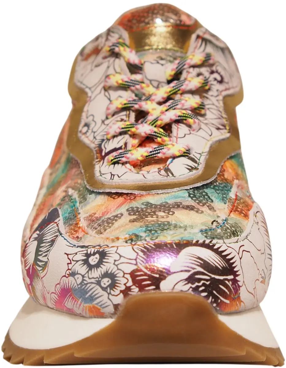 Laura Vita Tellao 06 Dames Sneakers Beige - Maat 39 - afbeelding 3 van 6