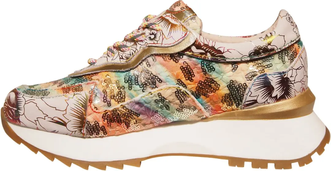 Laura Vita Tellao 06 Dames Sneakers Beige - Maat 39 - afbeelding 2 van 6